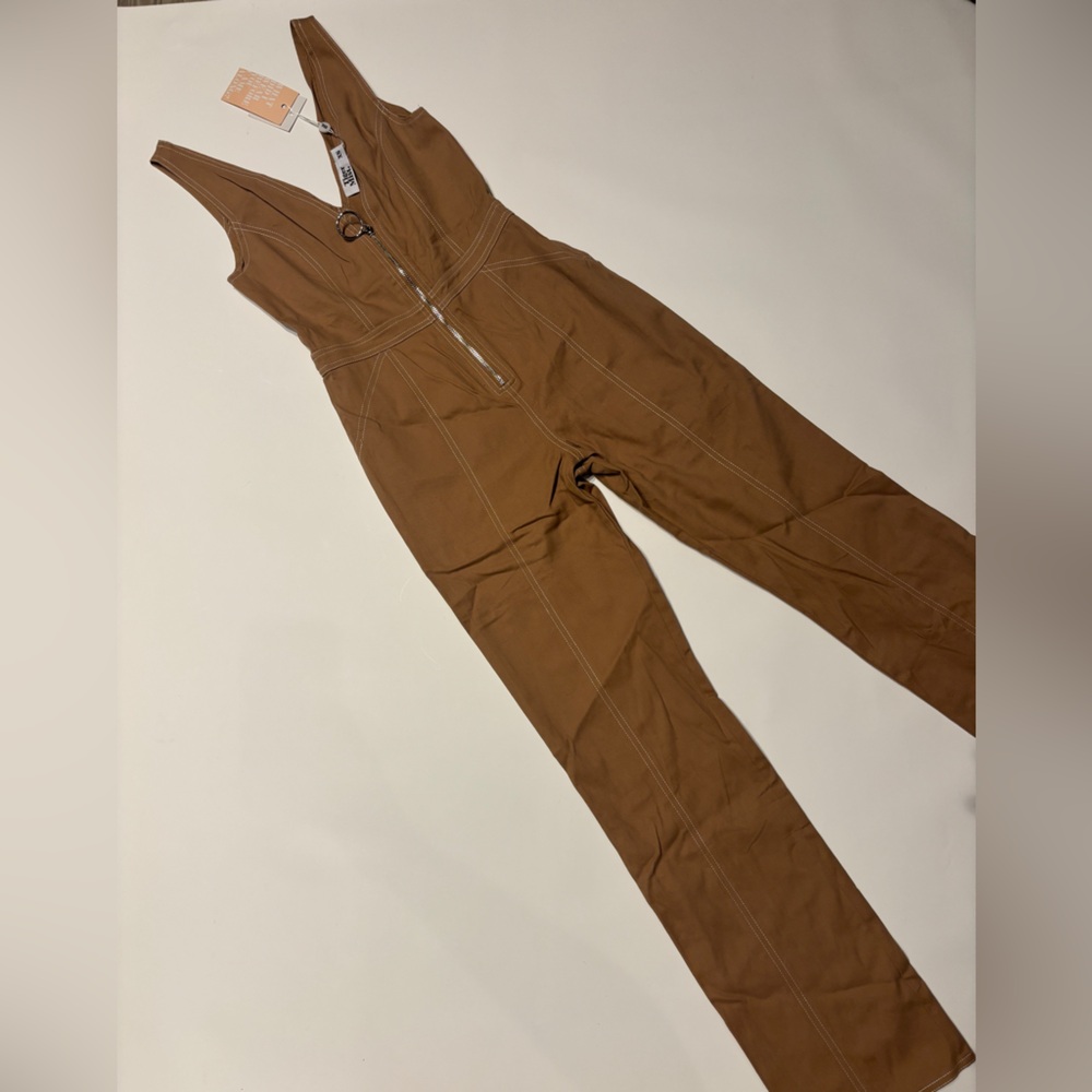 Tiger Mist Brown Jumpsuit